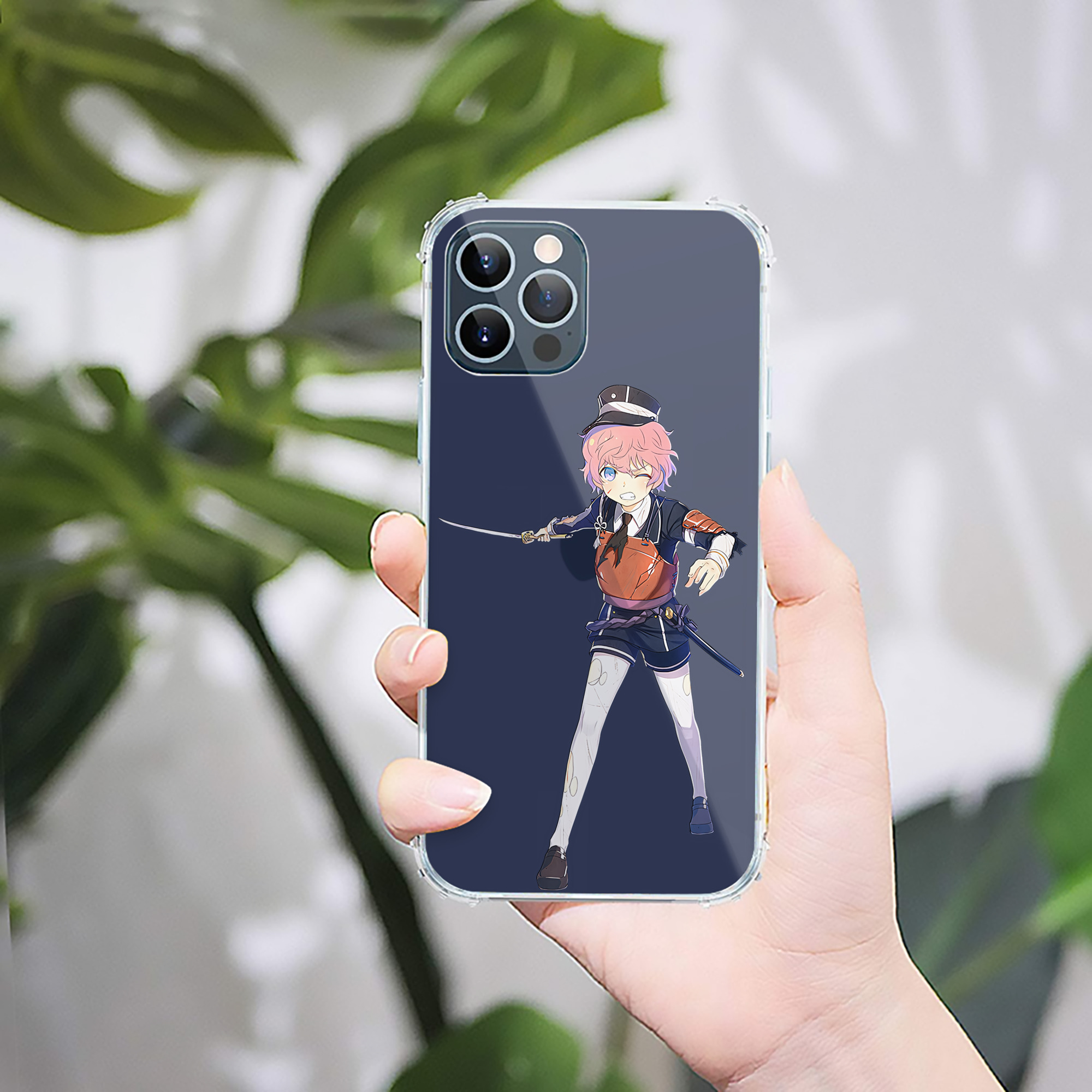 （画像用） 刀剣乱舞 Touken Ranbu 【iPhone 12シリーズ対応】透明スマホケース（クリアソフトケース）